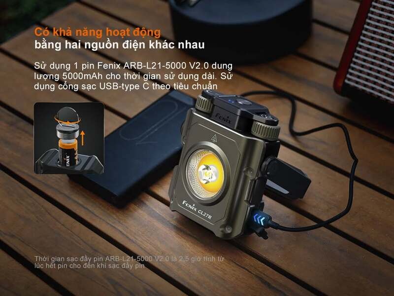 Fenix CL27R - Đèn pin đèn lều cắm trại siêu sáng