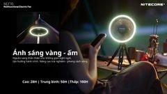 Nitecore NEF10 - Quạt làm mát kết hợp đèn lều siêu sáng