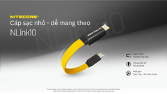 Cáp sạc nhanh Nitecore NLink10 với chuẩn PD/QC