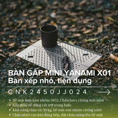 Naturehike CNK2450JJ024 - Mẫu bàn gấp gọn dành cho Trekker, nhà leo núi