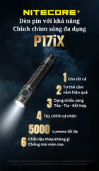 Đèn pin tác chiến siêu gọn Nitecore P17iX