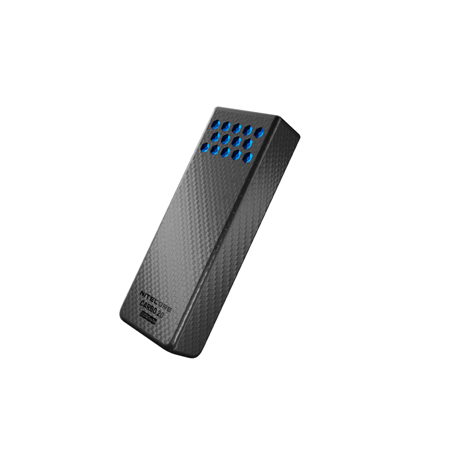 Nitecore Carbo 20 - Pin sạc dự phòng với vỏ Carbon, tản nhiệt lưới Magie