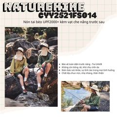 Mũ tai bèo Naturehike CYY2521FS014 cùng vạt che nắng trước sau
