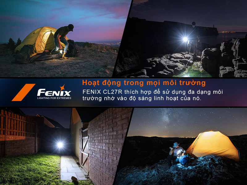 Fenix CL27R - Đèn pin đèn lều cắm trại siêu sáng
