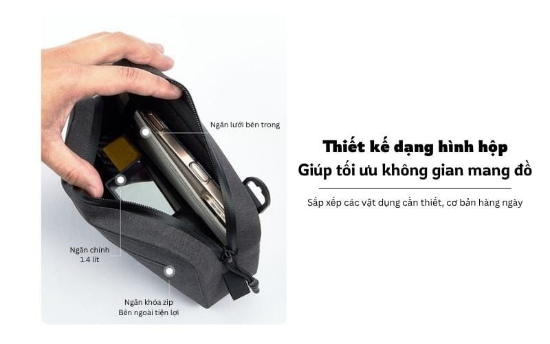 Nitecore NPP02 - Túi đeo chéo chống nước thời trang