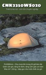 Lều siêu nhẹ Cloud Up Pro Naturehike CNK2350WS020 - Lều leo núi chuyên nghiệp