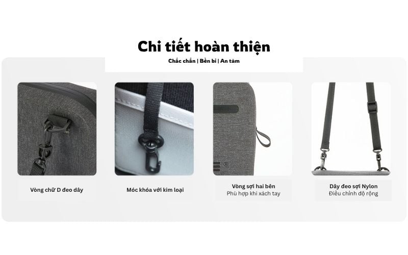 Nitecore NPP02 - Túi đeo chéo chống nước thời trang