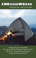Lều siêu nhẹ Cloud Up Pro Naturehike CNK2350WS020 - Lều leo núi chuyên nghiệp