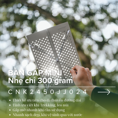 Naturehike CNK2450JJ024 - Mẫu bàn gấp gọn dành cho Trekker, nhà leo núi