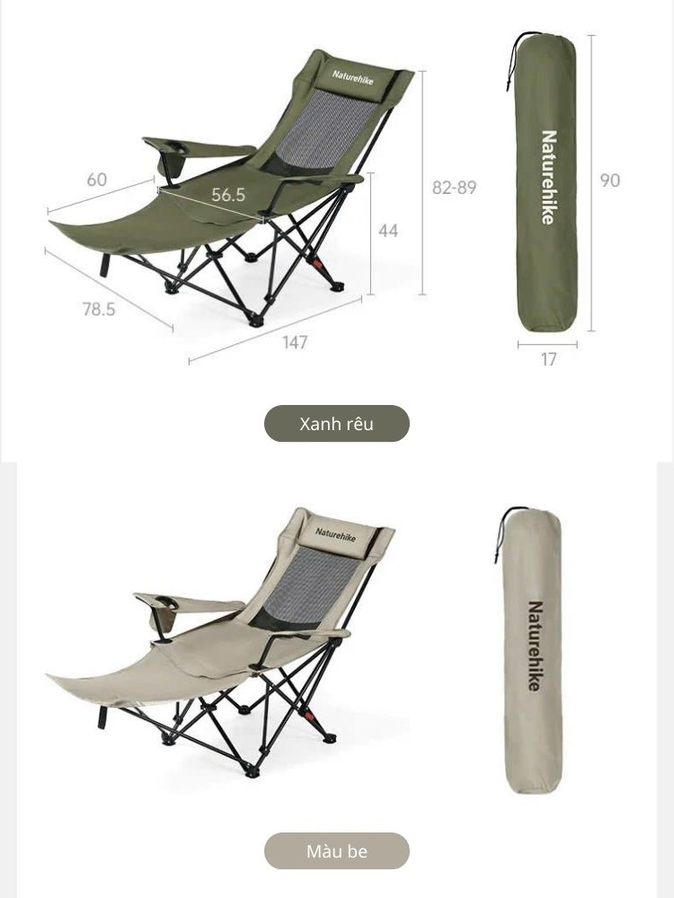 Naturehike CNK2550JJ023 - Ghế ngồi thư giãn ngoài trời T05