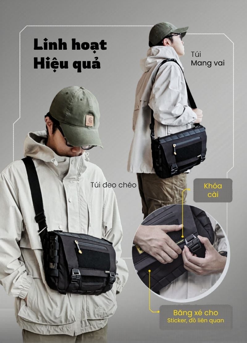 Nitecore SLB06 - Túi đeo chéo chiến thuật cá nhân
