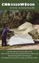 Lều siêu nhẹ Cloud Up Pro Naturehike CNK2350WS020 - Lều leo núi chuyên nghiệp