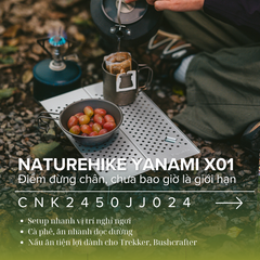 Naturehike CNK2450JJ024 - Mẫu bàn gấp gọn dành cho Trekker, nhà leo núi