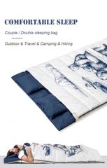 Túi ngủ đôi gia đình, cặp đôi Naturehike NH21MSD06