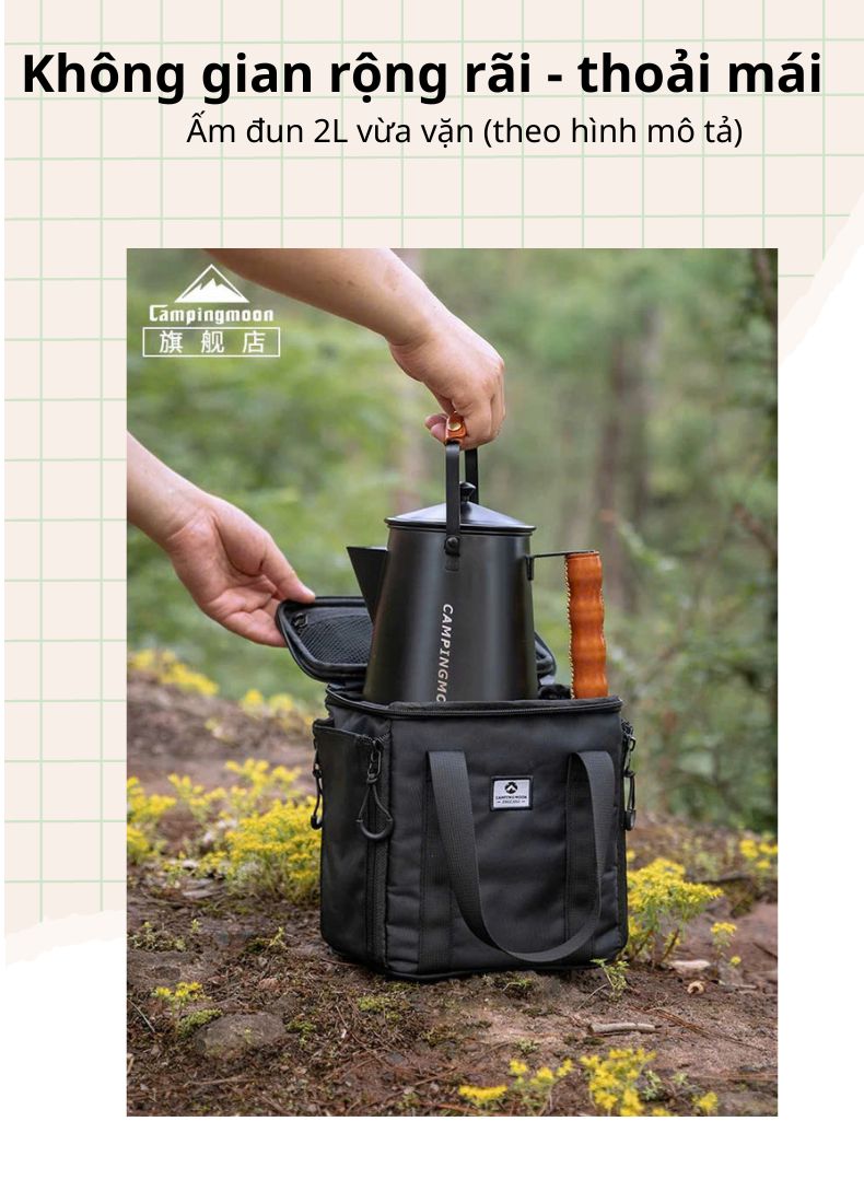 Túi đựng bếp gas xách tay Campingmoon BKXD-5F-B