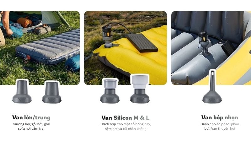 Nitecore AP01 - Bơm điện mini siêu nhỏ gọn, sử dụng với pin rời