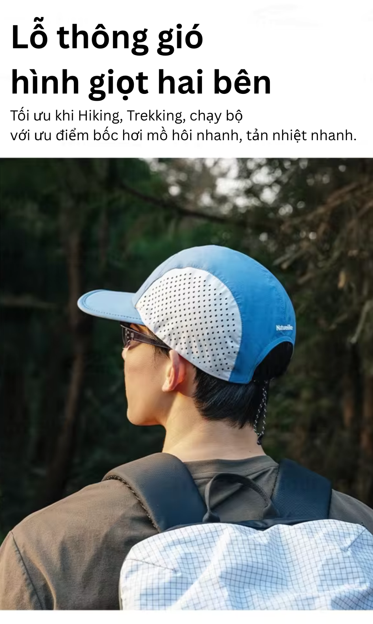 Naturehike CYY2621FS010 mũ lưỡi trai mỏng nhẹ với UPF50+