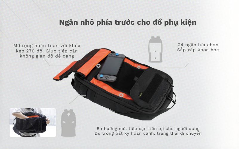 Nitecore BP23 - Balo mang đồ cá nhân siêu bền