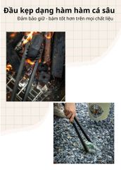 Kẹp thức ăn đa năng Thép Carbon Campingmoon BKMS-41