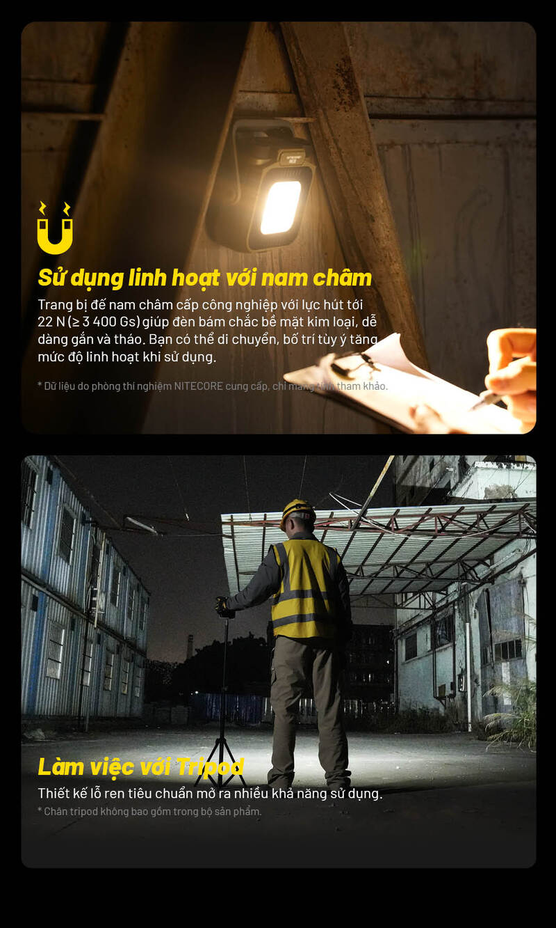 Đèn pin chiếu sáng đa năng Nitecore NWL30 - Sáng mạnh mẽ, bảo vệ toàn diện