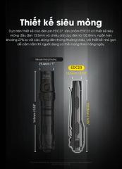 Nitecore Slimfit EDC23 - Siêu đèn pin cầm tay tác chiến