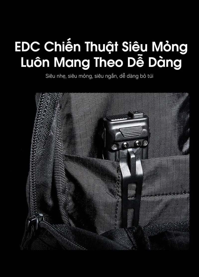 Nitecore Slimfit EDC23 - Siêu đèn pin cầm tay tác chiến