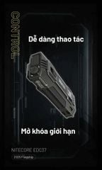 Nitecore EDC37 đèn pin cầm tay siêu sáng