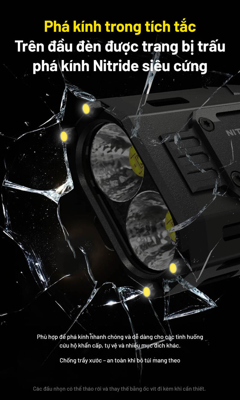 Nitecore EDC37 đèn pin cầm tay siêu sáng