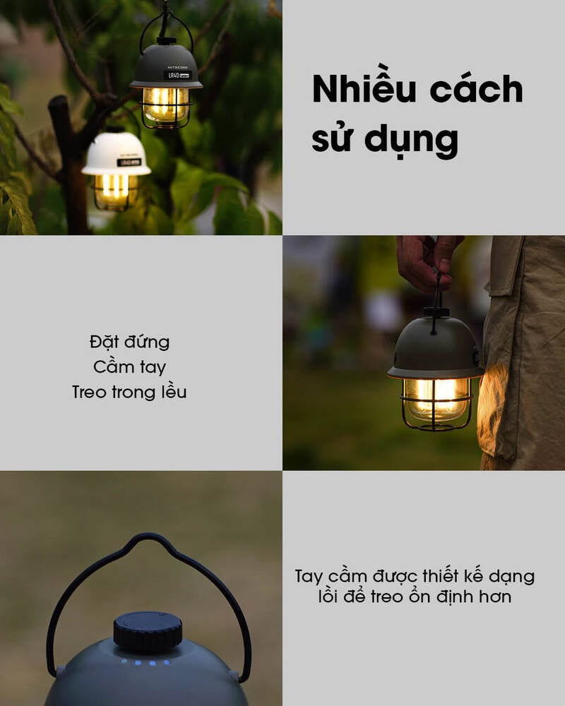 Nitecore LR40 - Đèn lều cắm trại với ánh sáng siêu đỉnh