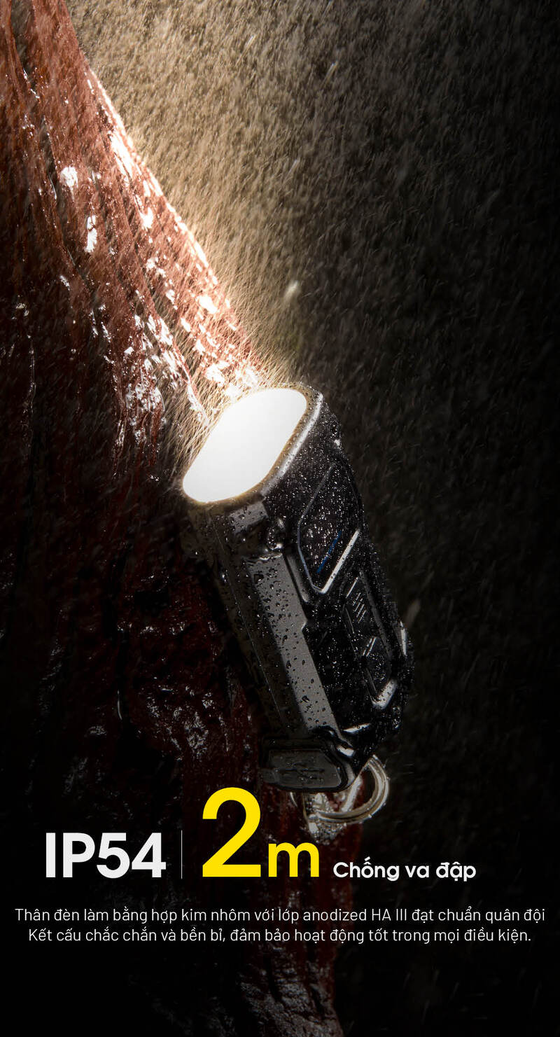 Đèn pin móc khoá mini Nitecore Tini3