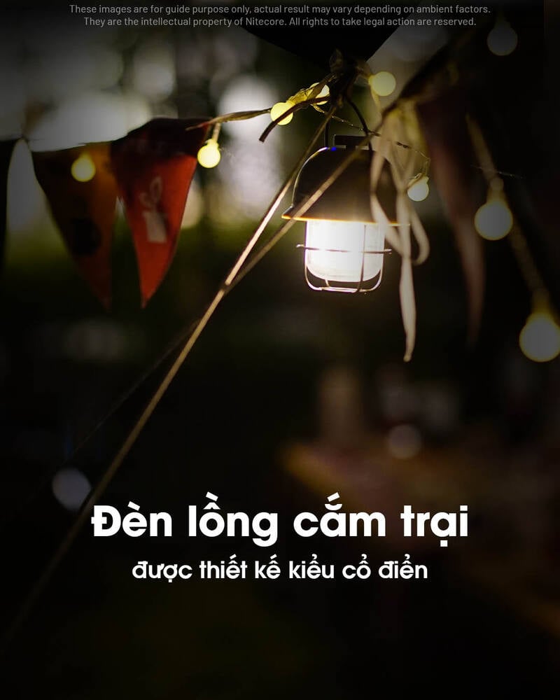 Nitecore LR40 - Đèn lều cắm trại với ánh sáng siêu đỉnh