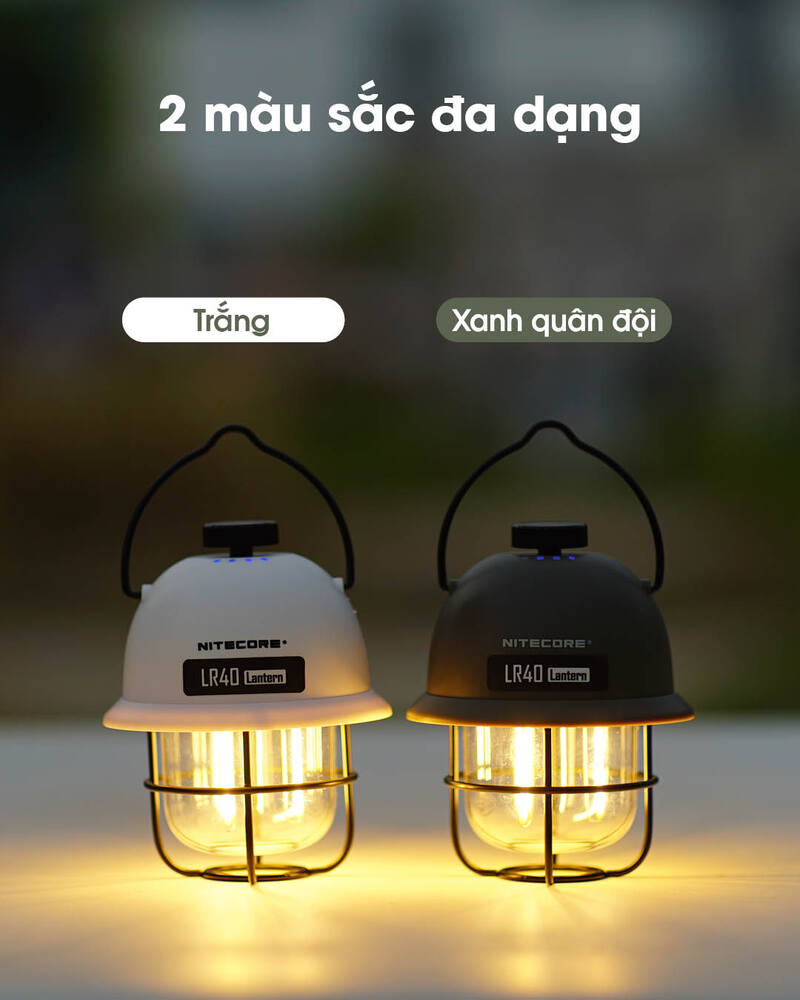 Nitecore LR40 - Đèn lều cắm trại với ánh sáng siêu đỉnh