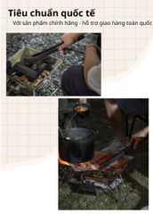 Kẹp thức ăn đa năng Thép Carbon Campingmoon BKMS-41