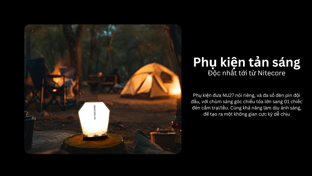 Đèn pin đội đầu Nitecore NU27 - Đèn pin leo núi, dã ngoại, hoạt động khám phá