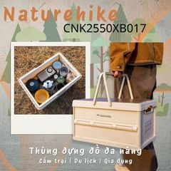 Naturehike CNK2550XB017 - Thùng nhựa mang đồ cắm trại đa năng