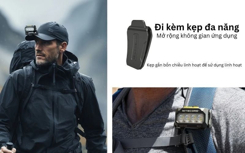 Nitecore HA27 UHE đèn pin đội đầu - Đèn pin siêu sáng với khả năng thích nghi cao