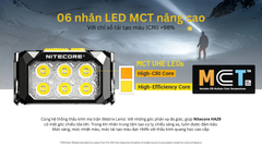 Đèn pin thám hiểm cao cấp Nitecore HA29 - UHE LED độ tái tạo màu cao