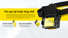 Đèn pin thám hiểm cao cấp Nitecore HA29 - UHE LED độ tái tạo màu cao