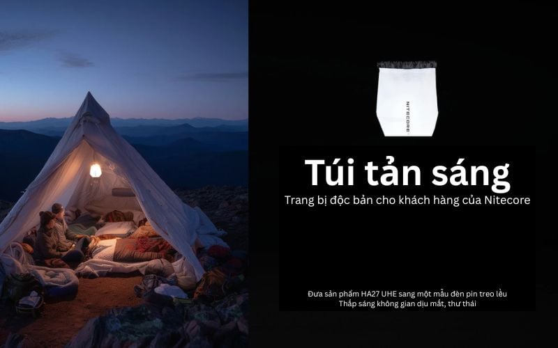 Nitecore HA27 UHE đèn pin đội đầu - Đèn pin siêu sáng với khả năng thích nghi cao