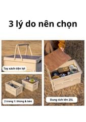 Naturehike CNK2550XB017 - Thùng nhựa mang đồ cắm trại đa năng