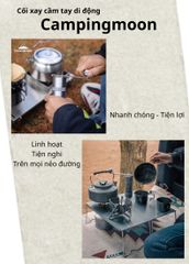 Cối xay cà phê Inox Campingmoon CC-152/Campingmoon CC-115