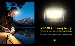 Nitecore HA25 UHE - Đèn pin đội đầu ngoài trời với đa nhiệt màu