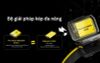 Nitecore HA25 UHE - Đèn pin đội đầu ngoài trời với đa nhiệt màu