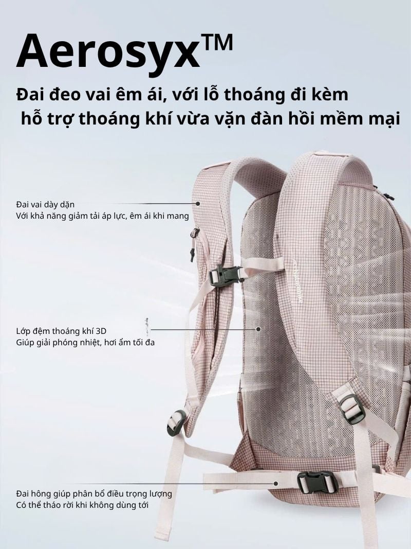 Balo leo núi gọn nhẹ Naturehike CNK2550XB016 - Balo đơn giản cho Tour leo núi