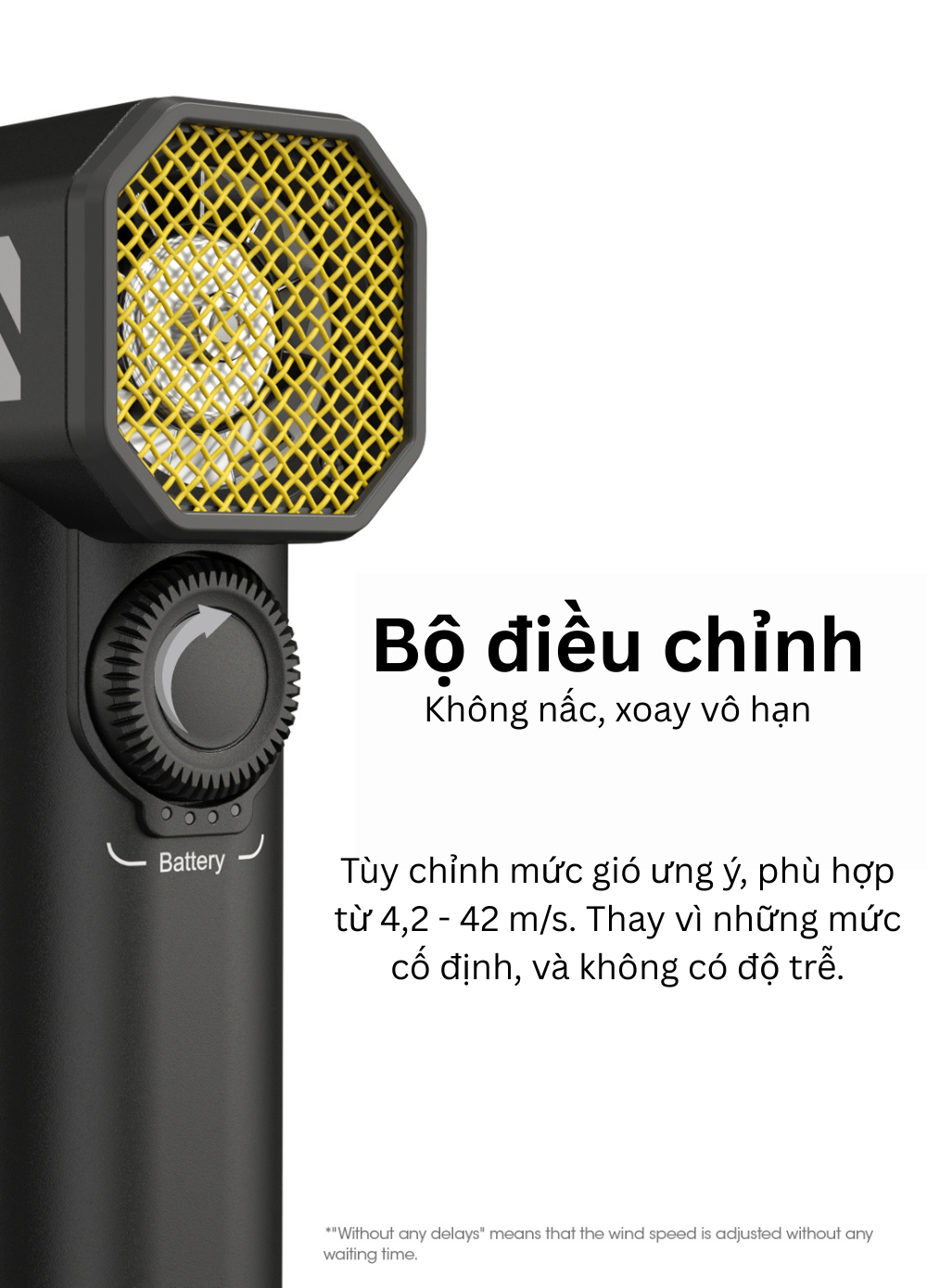 Quạt cầm tay làm mát, tạo gió Nitecore CineWind CW20
