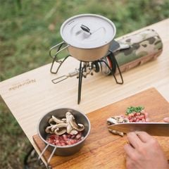 Naturhike NH22CJ001 - Bát Titannium đa năng cho người đi cắm trại, đi rừng