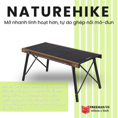 Naturehike CNK2300JJ016: Bàn xếp IGT cắm trại gia đình mở chân chỉ 5 giây