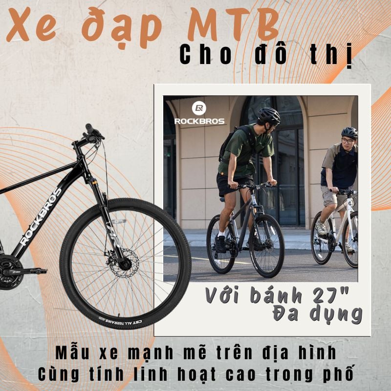 Rockbros MT200 Xe đạp địa hình cho mọi nhu cầu sử dụng