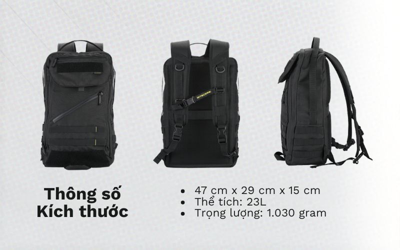 Nitecore BP23 - Balo mang đồ cá nhân siêu bền