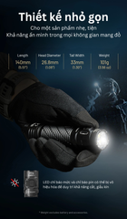 Đèn pin tác chiến siêu gọn Nitecore P17iX